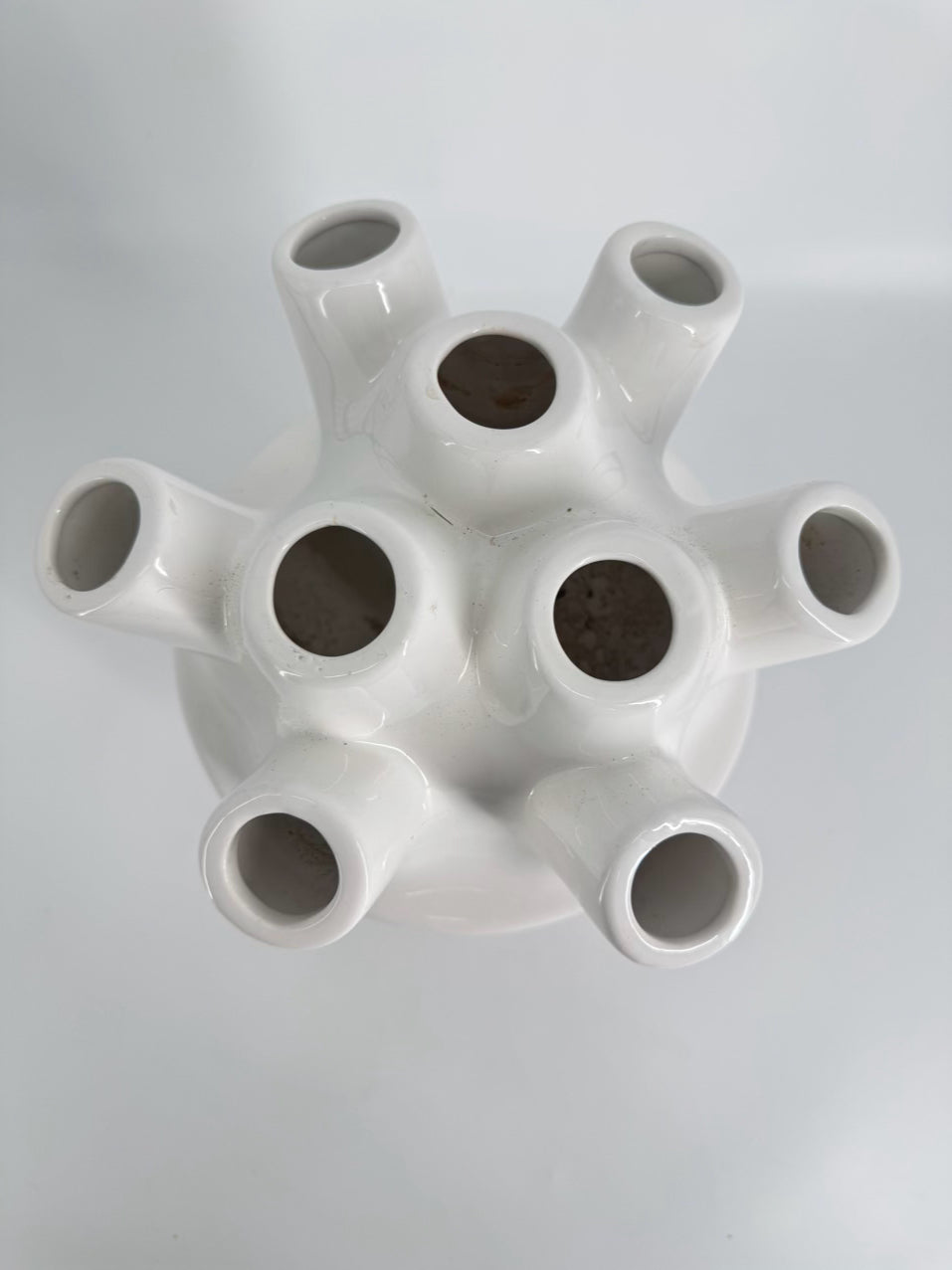 White Ceramic Tulipier Vase