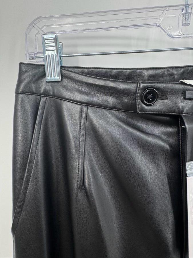 SUNDAYS by WEARESUNDAYS Size M Black Faux Leather Rucker Pants NWT