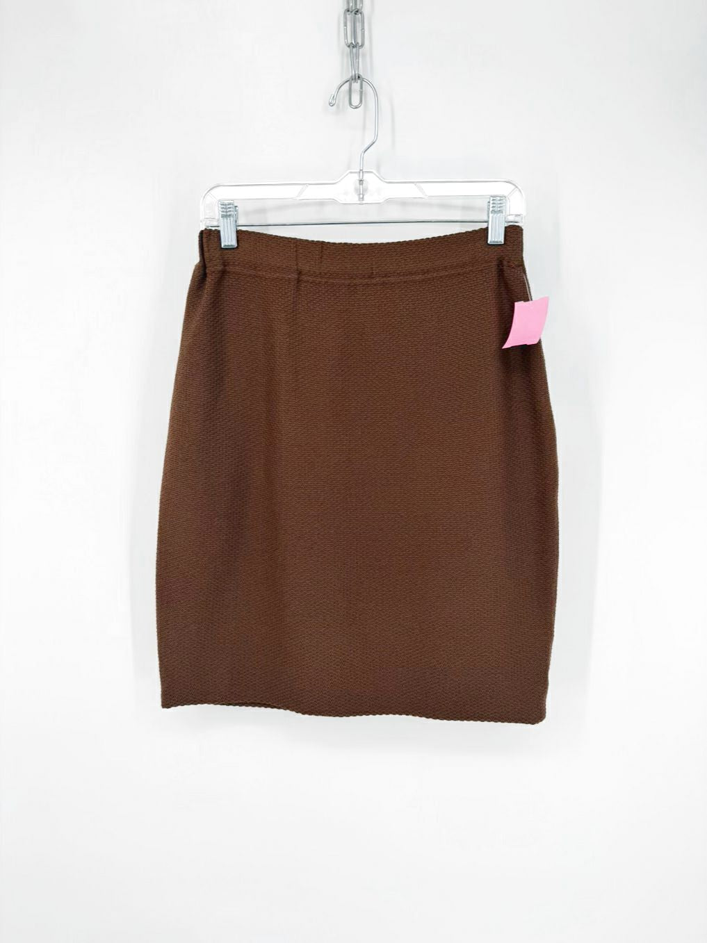 ST JOHN COLLECTION Size 10 Brown Knit Skirt