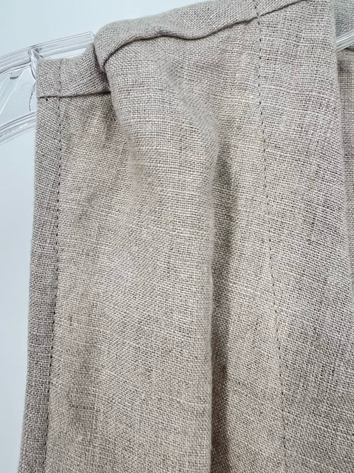 FOG LINEN WORK Size  OSFM Taupe Linen Vest