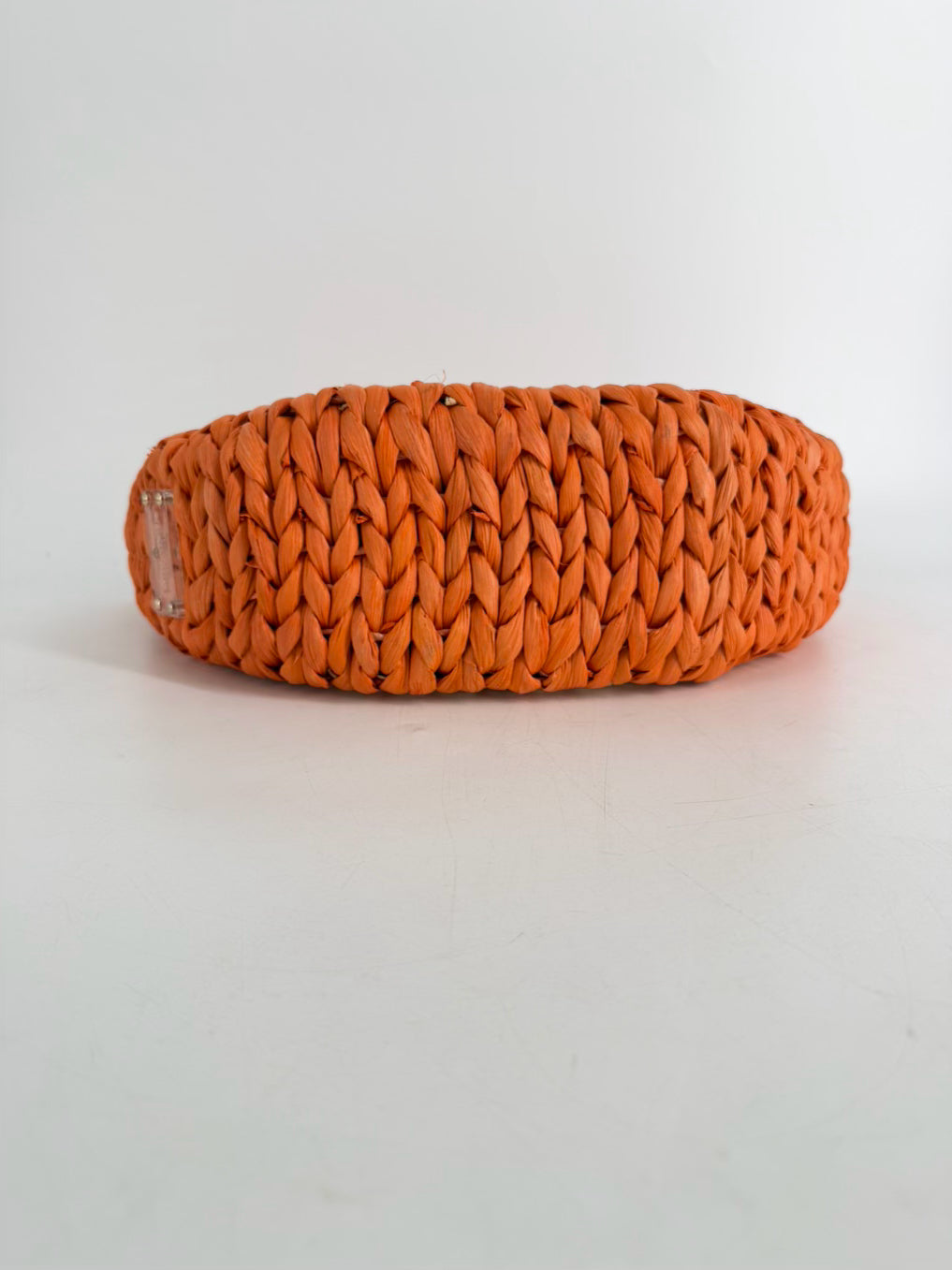 KATE SPADE Orange & Cream Straw Orange Slice Bag