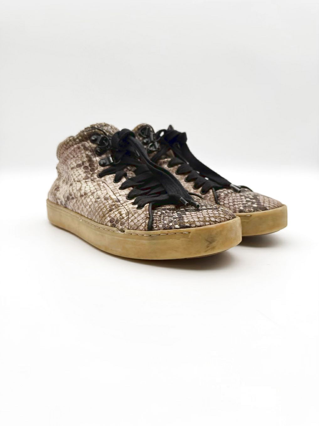 RAG & BONE WMNS Size 36 Cream & Brown Animal Print Casual Shoes