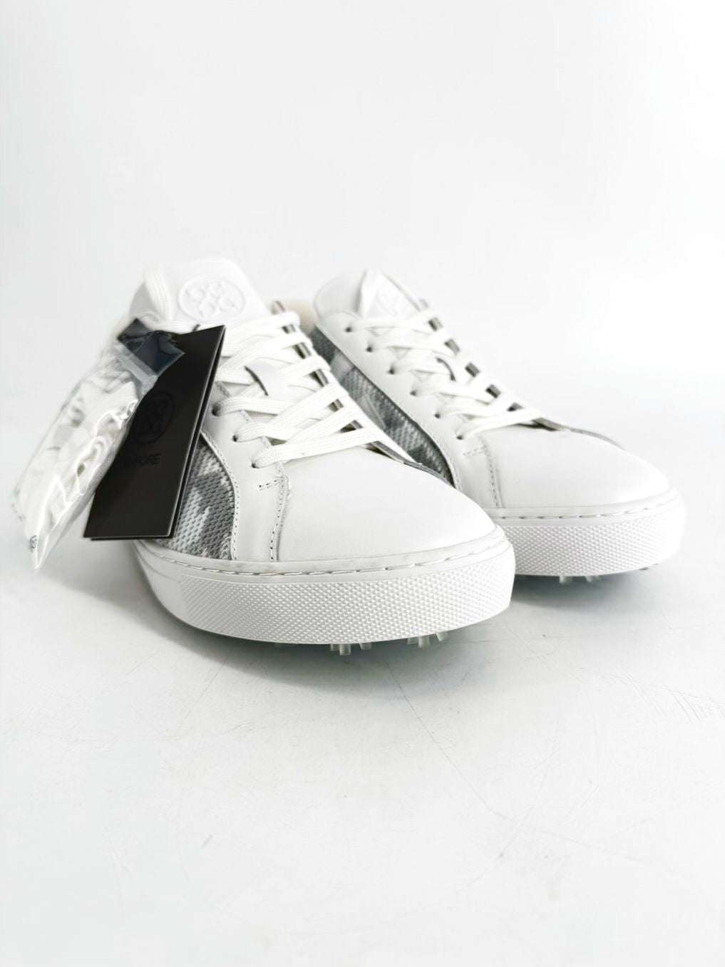 G/FORE Men's Size 11.5 White & Gray Camouflage Print Golf Shoes NWT