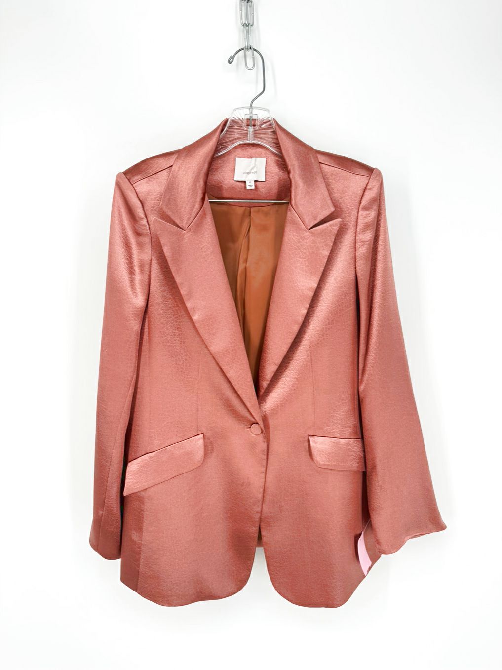CINQ A SEPT Size 10 Copper Blazer