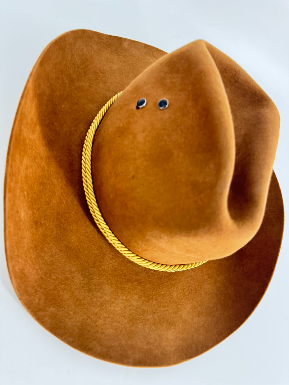 WEDGLES Cognac Suede Unisex Riding Hat