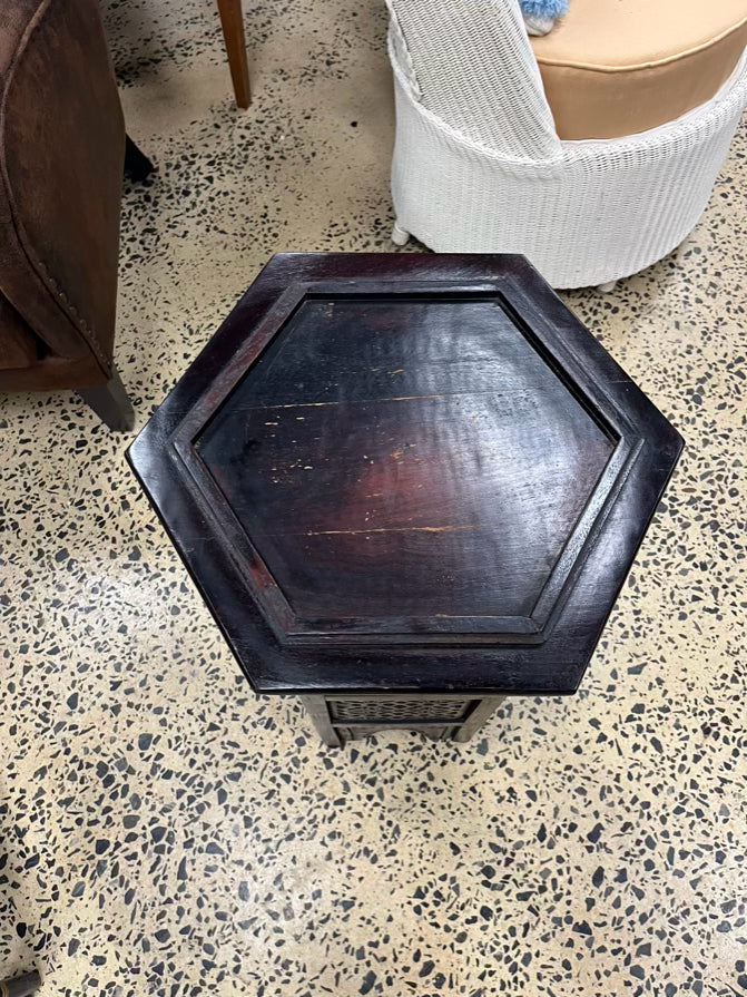 Wood Moroccan Style Occasional Table