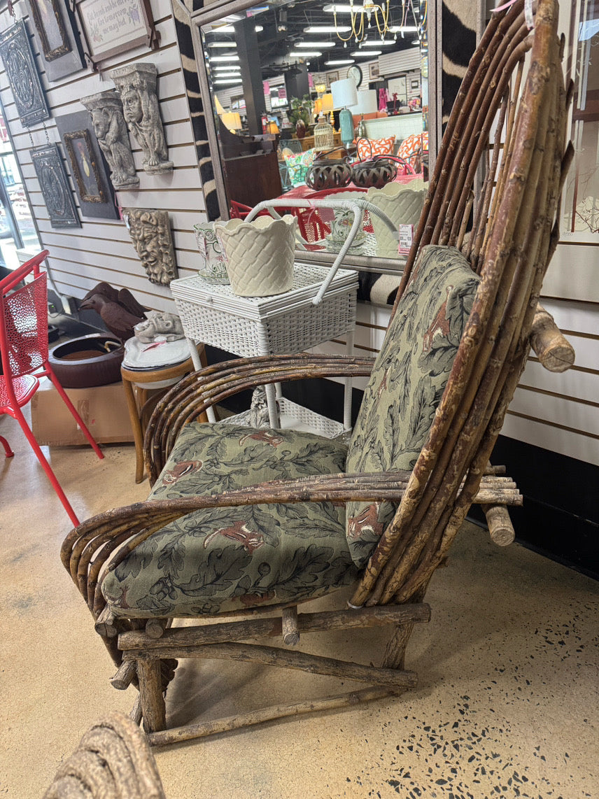 Twig Chair w/ Chipmunk Cushions