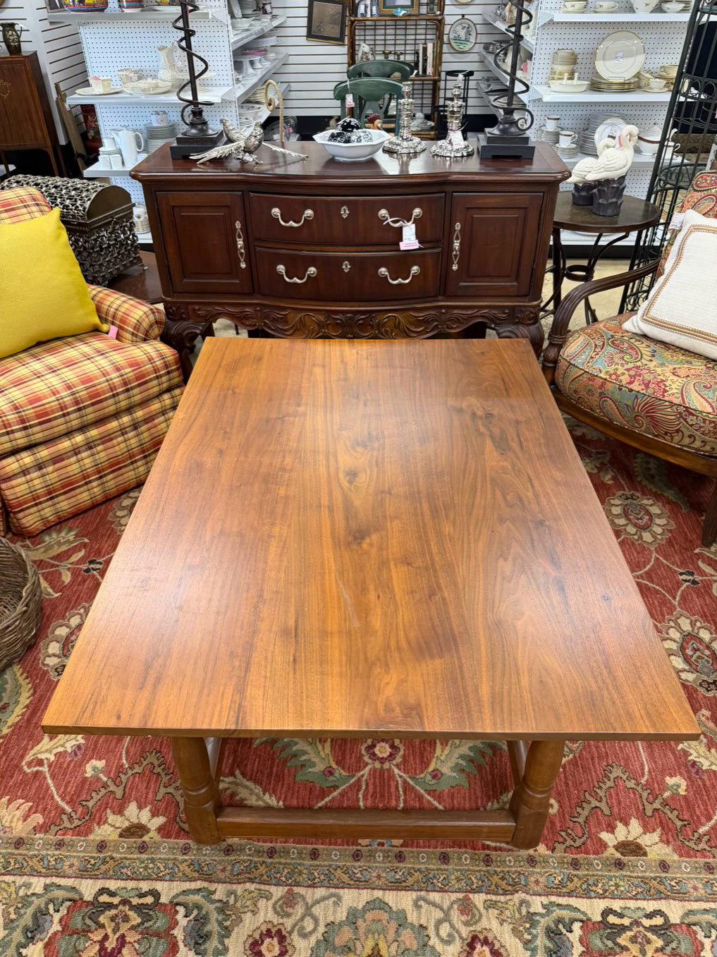 Light Walnut Tavern Occasional Table