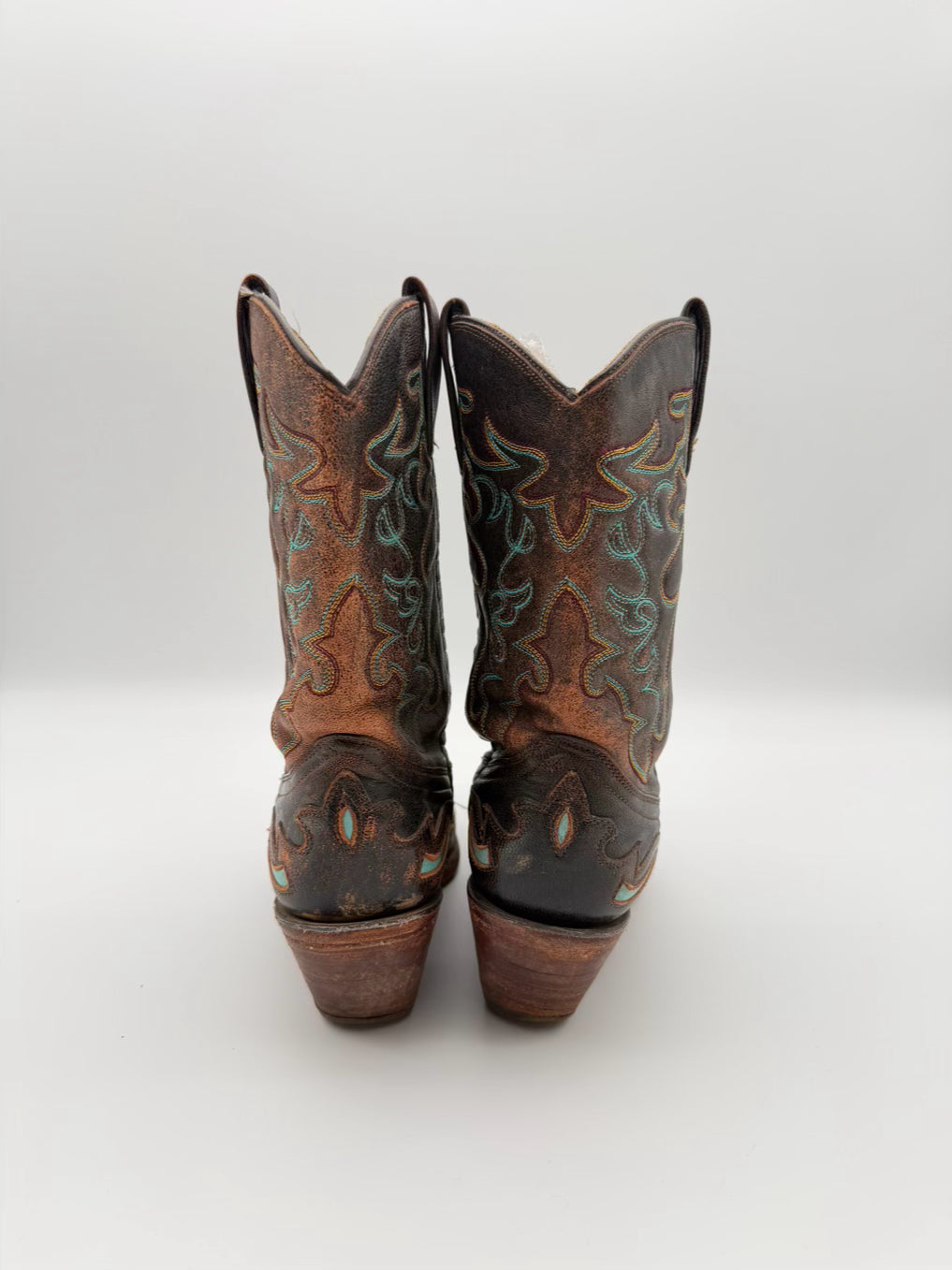 CORRAL WMNS Size 8.5 Brown Leather Western Boots