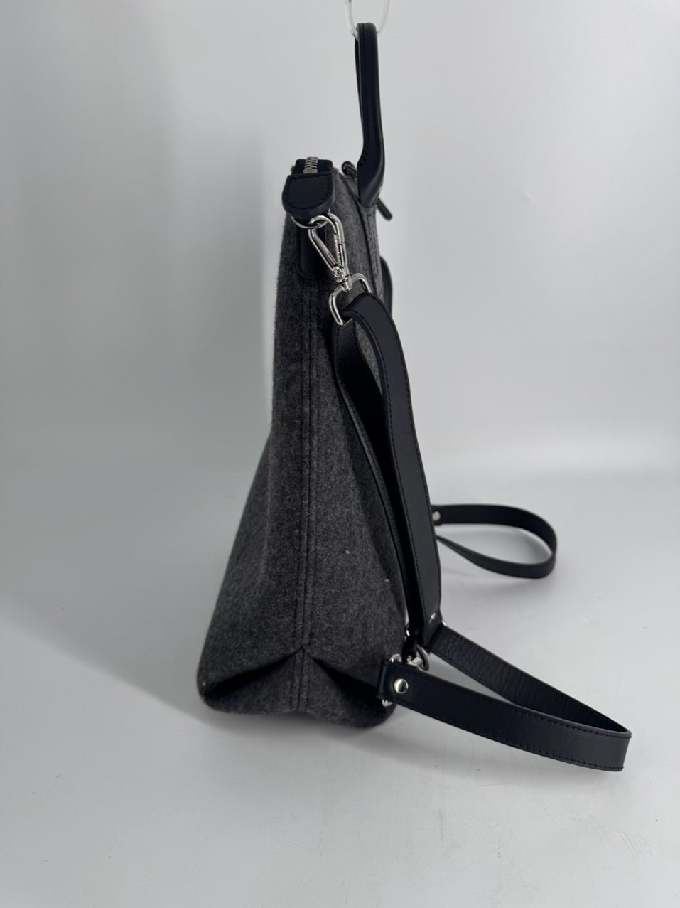 GRAF LANTZ Gray Felt Backpack