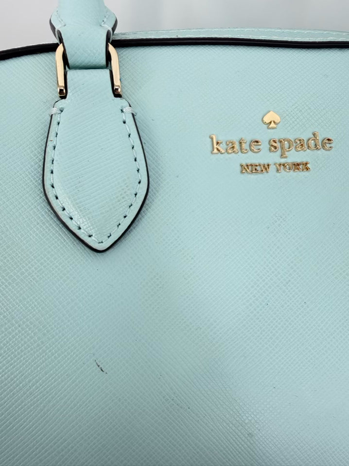 KATE SPADE Ice Blue Leather Crossbody Bag