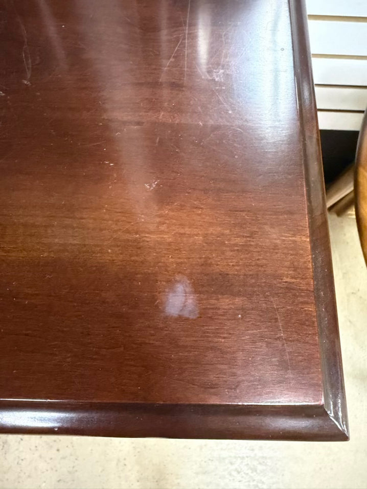 STATTON Wood Brown Dresser w/ Mirror