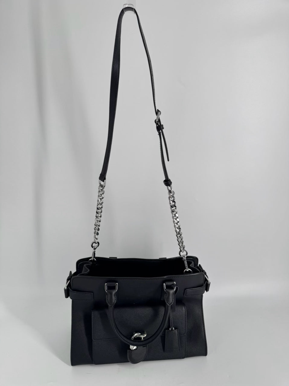 MICHAEL KORS Black Leather Purse