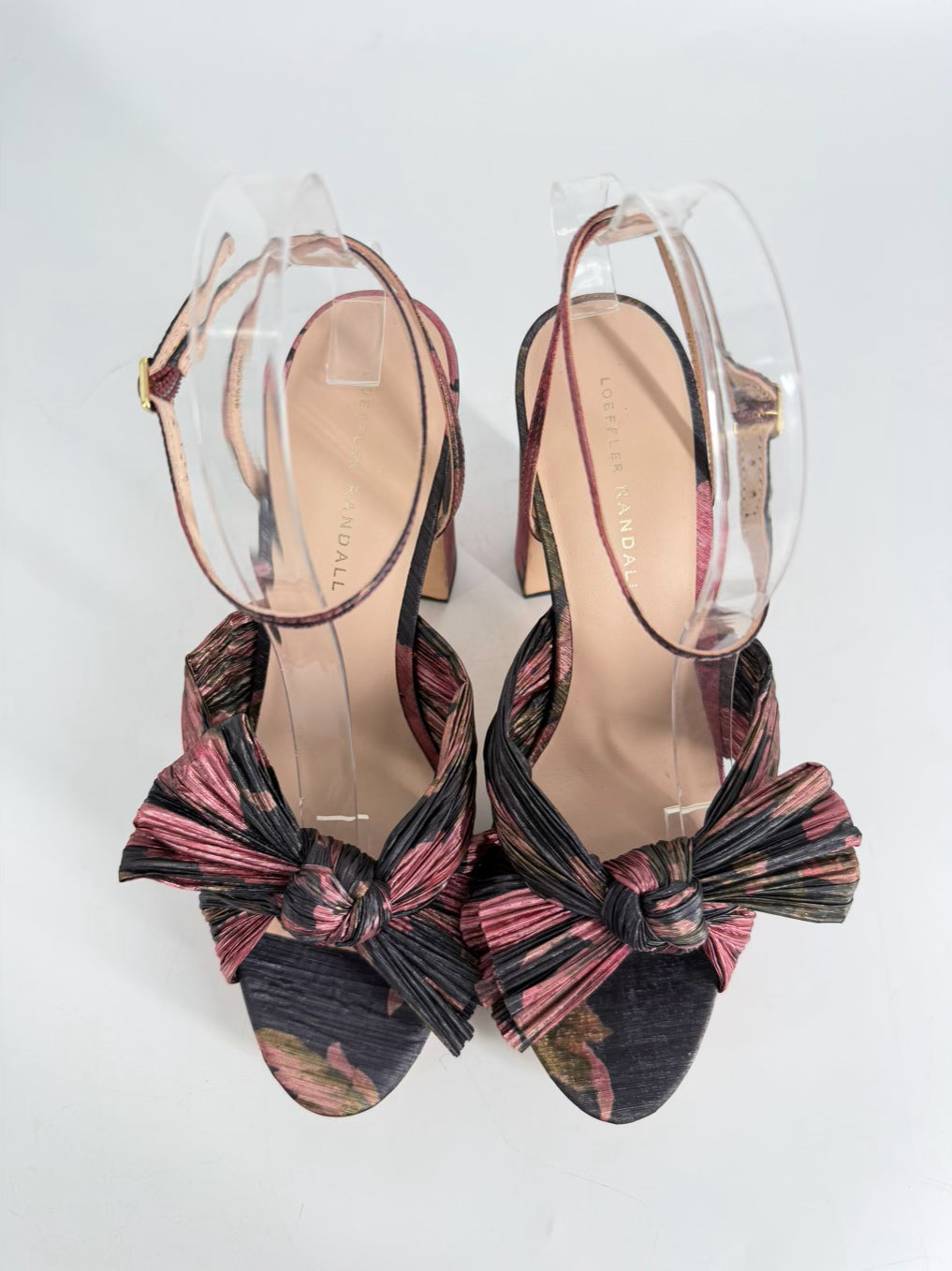 LOEFFLER RANDALL Size 9 Black & Pink Heels