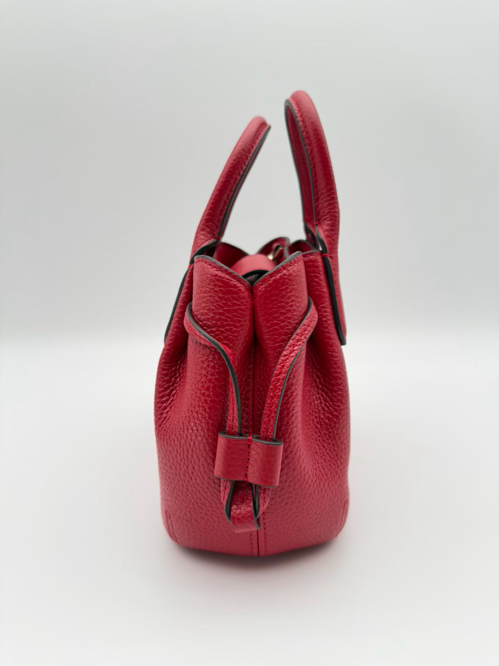 KATE SPADE Dumpling Mini Leather Red Satchel
