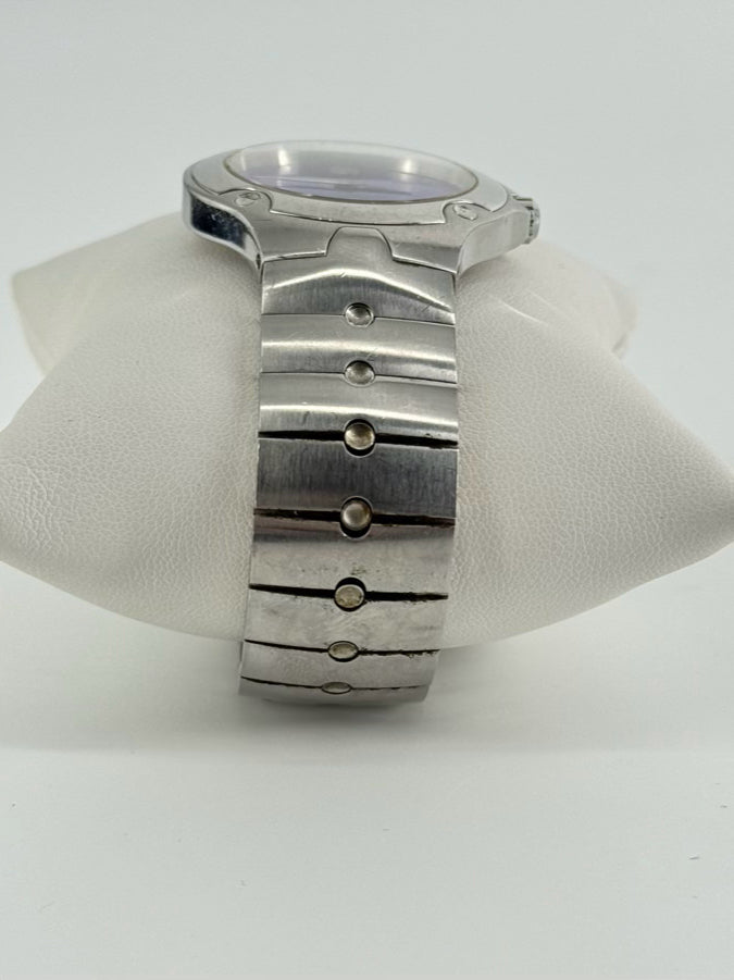 MOVADO Stainless Steel Blue Face Sports Edition Watch