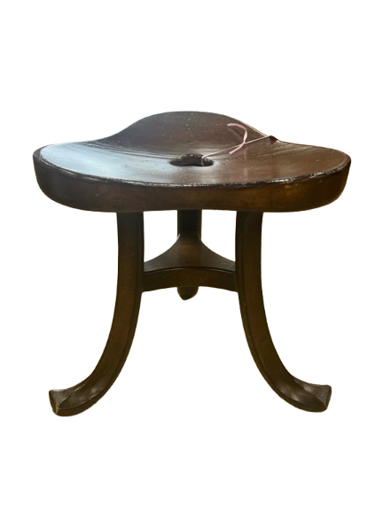 Wood Thebes Triangular Stool