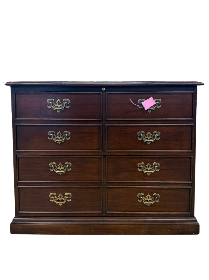 HEKMAN Mahogany 2 drawer File Cabinet