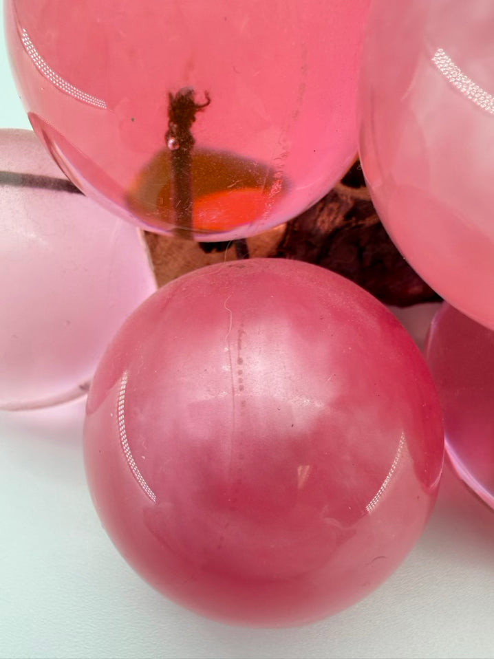 Pink Acrylic Grapes Misc. Home Item