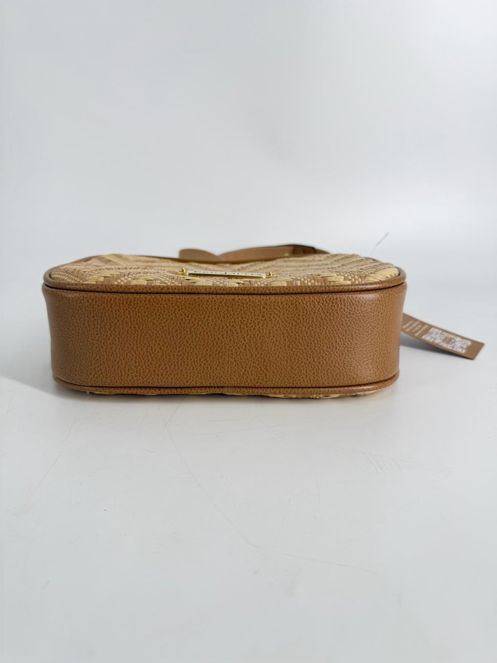 ERIC JAVITS Tog Raffia Natural Crossbody Bag NWT