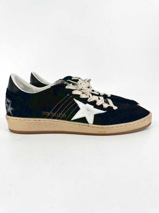 GOLDEN GOOSE X CONVERSE Size 40 Black Suede Sneakers