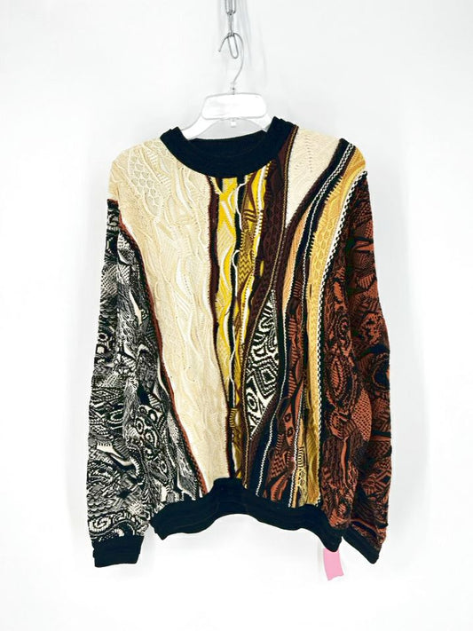 COOGI Size L Yellow & Black Sweater