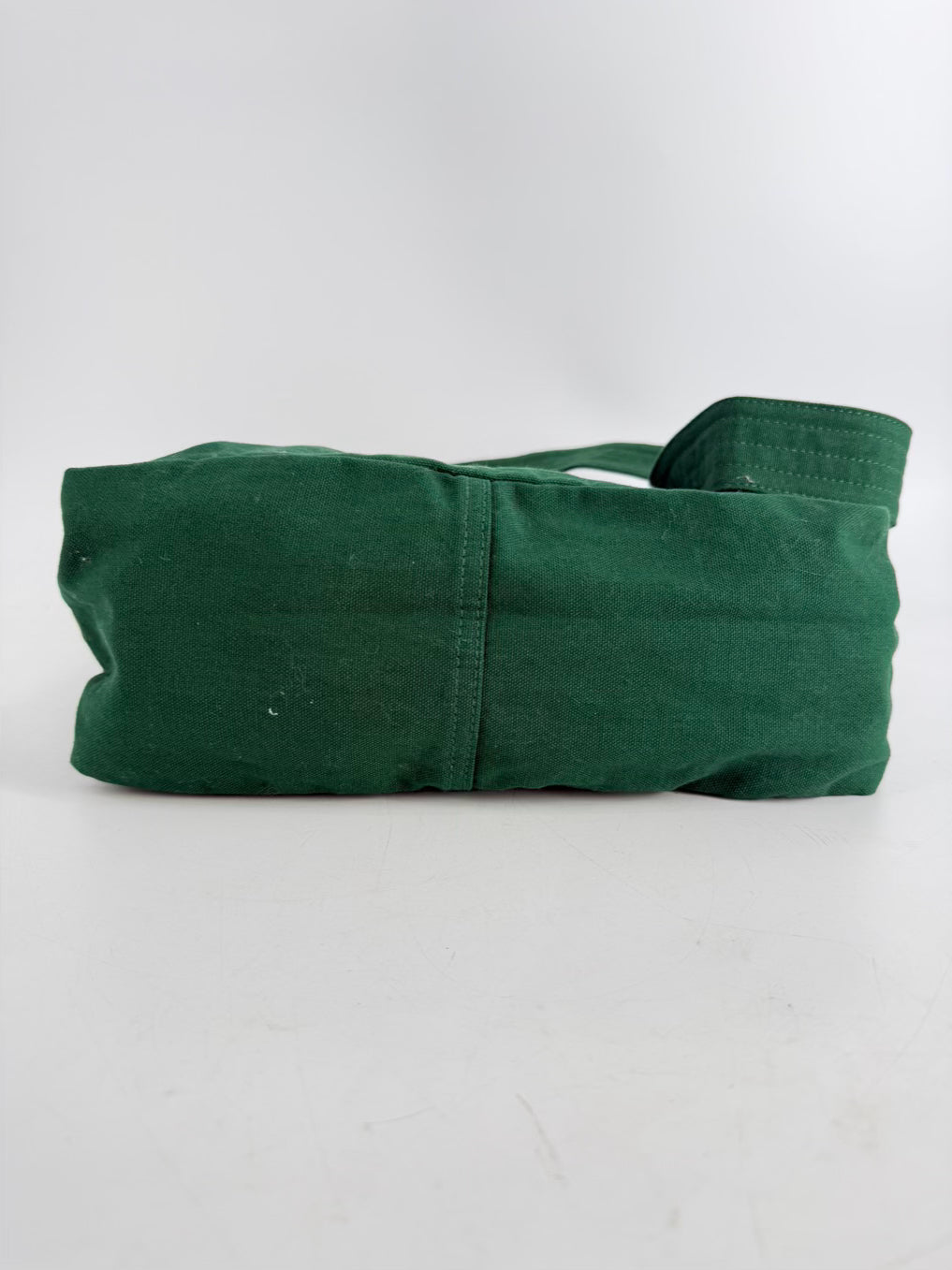 POLO RALPH LAUREN Hunter Green Canvas Letter Tote Bag NWT