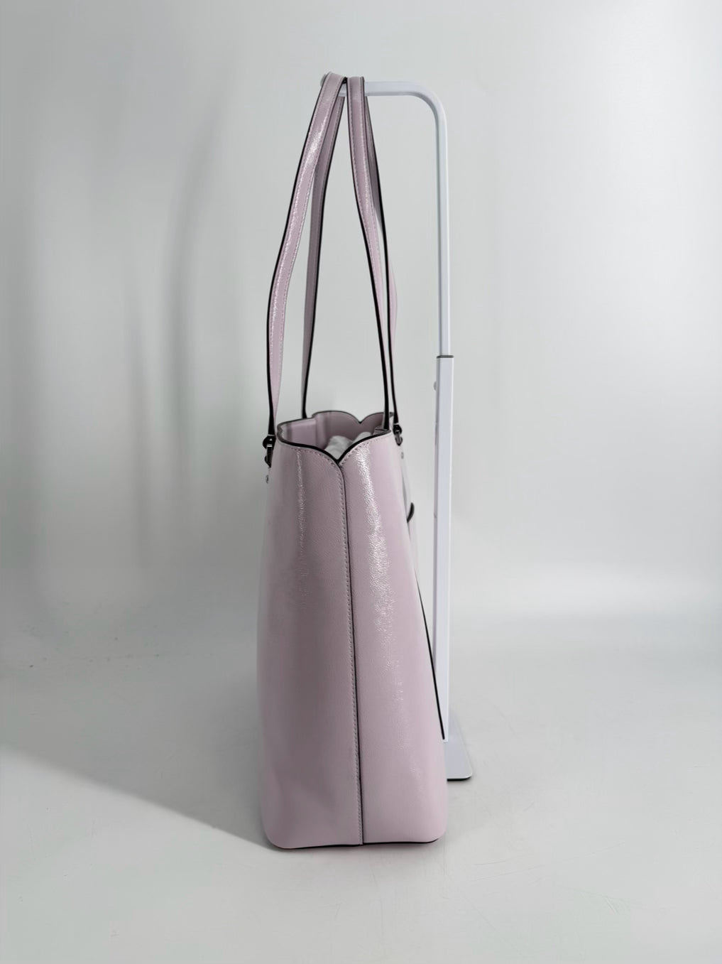 KATE SPADE Bridget Lilac Crinkle Patent Leather Large Tote NWT