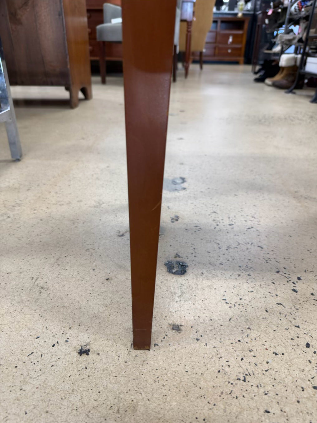 VINTAGE Light Wood Drop Leaf Table w/ 2 Drawers