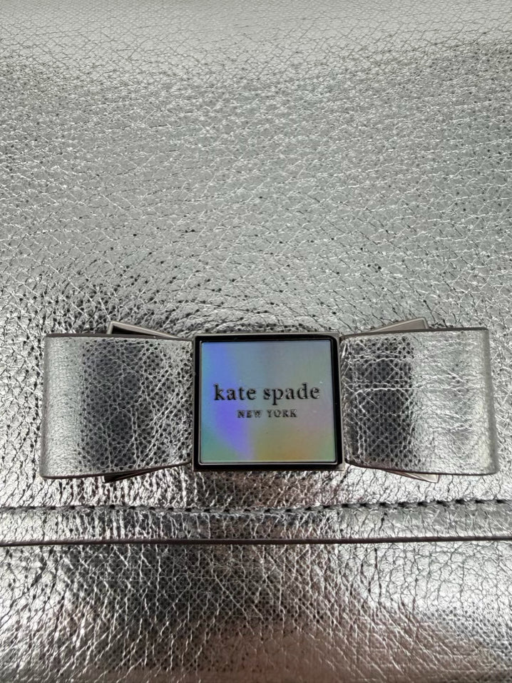 KATE SPADE Silver Leather Crossbody Bag