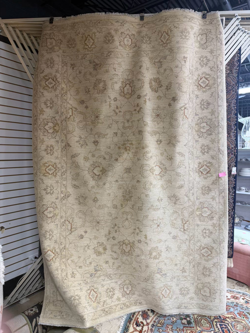 PAKISTAN Cream Wool Area Rug