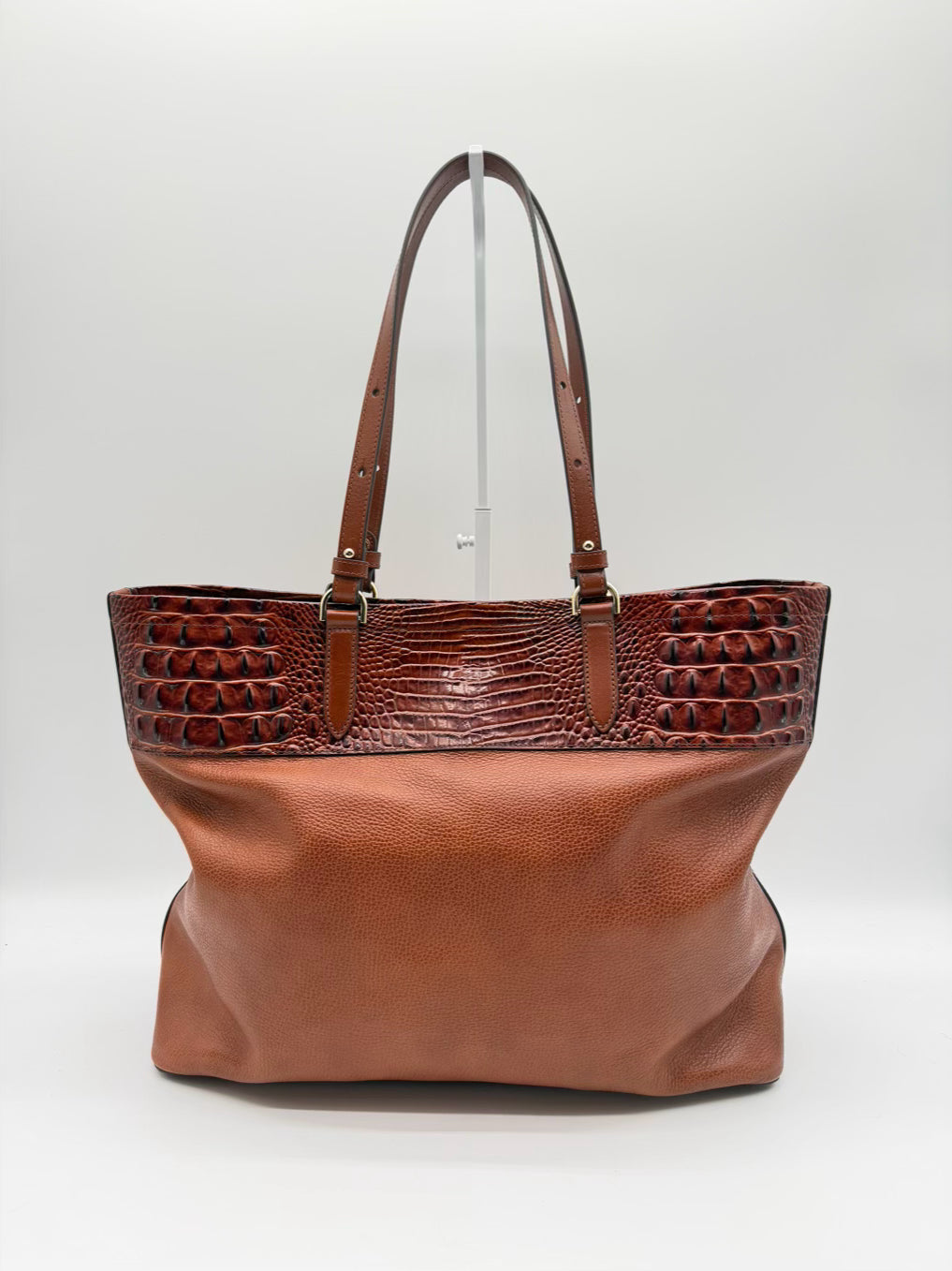 BRAHMIN Tansey Pecan Westerly Leather Purse