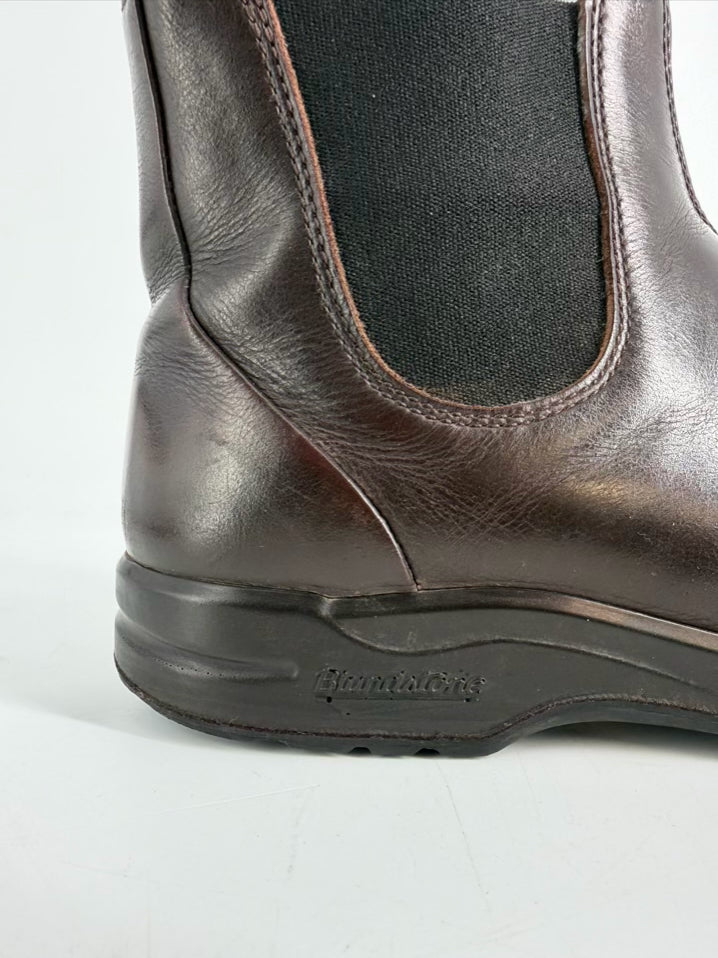 BLUNDSTONE Size 10 Cognac Leather Boots