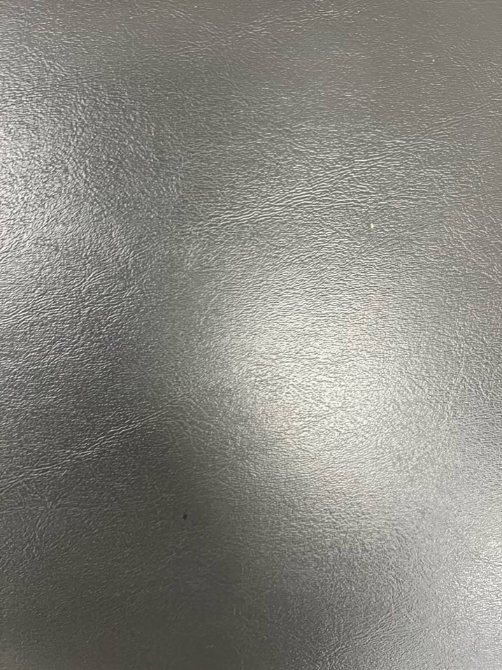Gray Wood Dining Table & 6  Nail Head Chairs