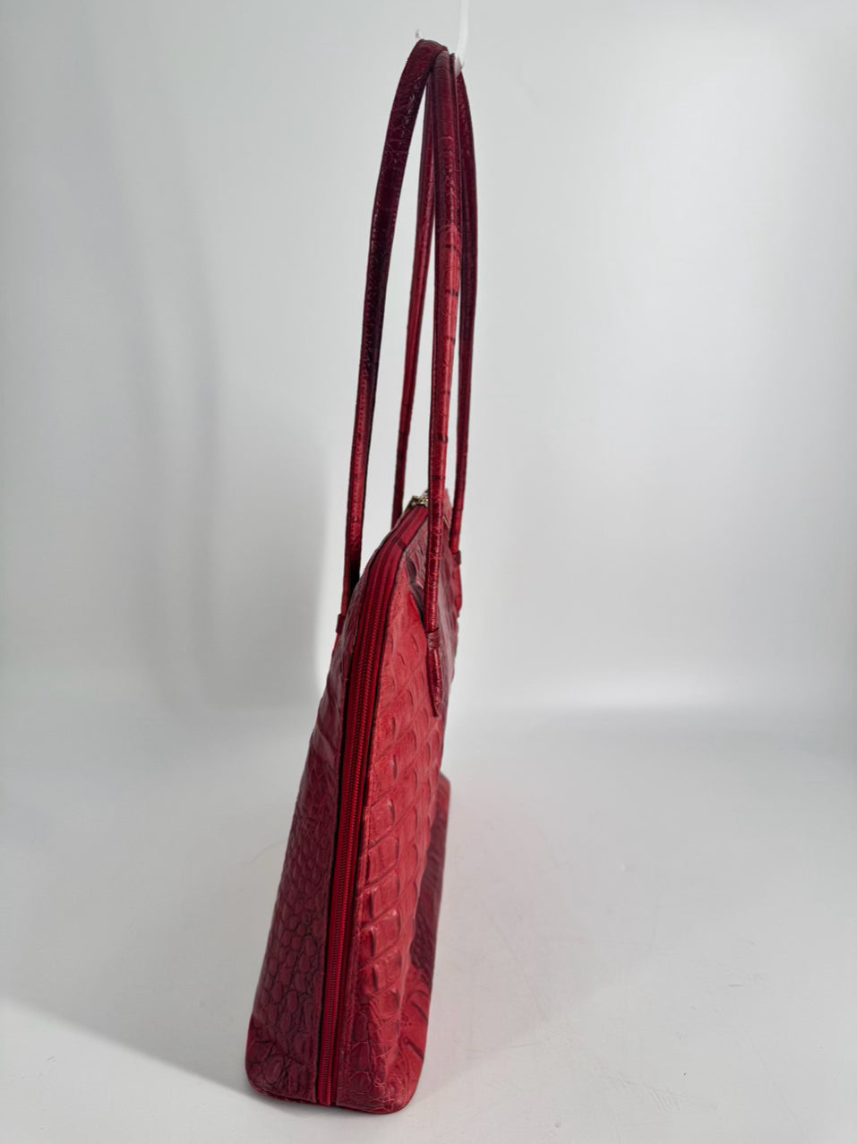 ALGO Red Leather Embossed Purse