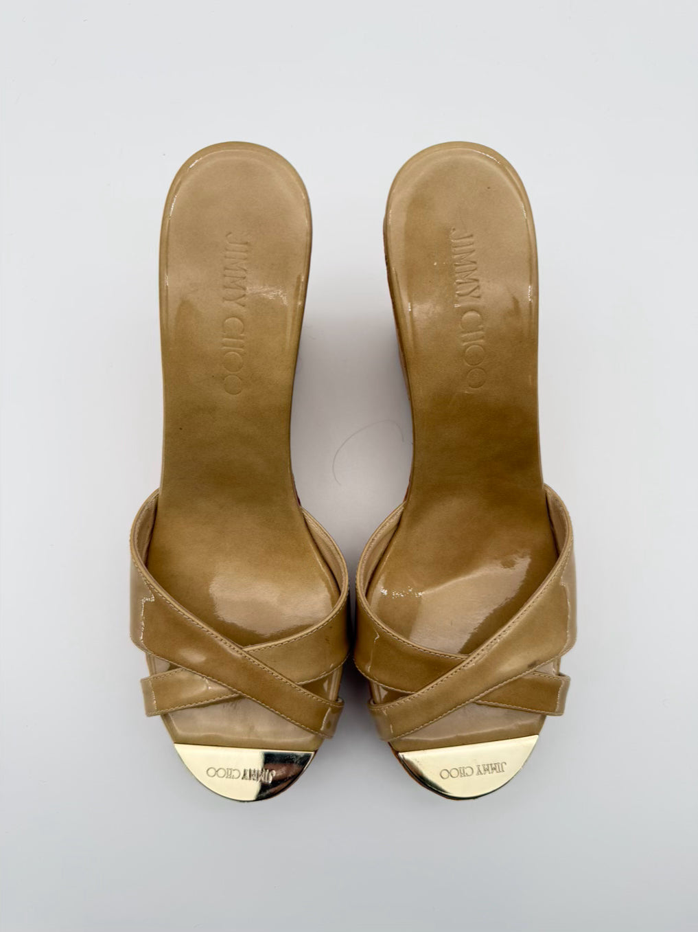 JIMMY CHOO Size WMNS 38 Natural Cork Wedge