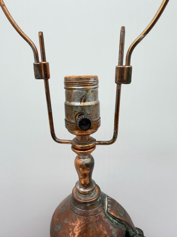 Copper Large Water Jug Lamp No Shade