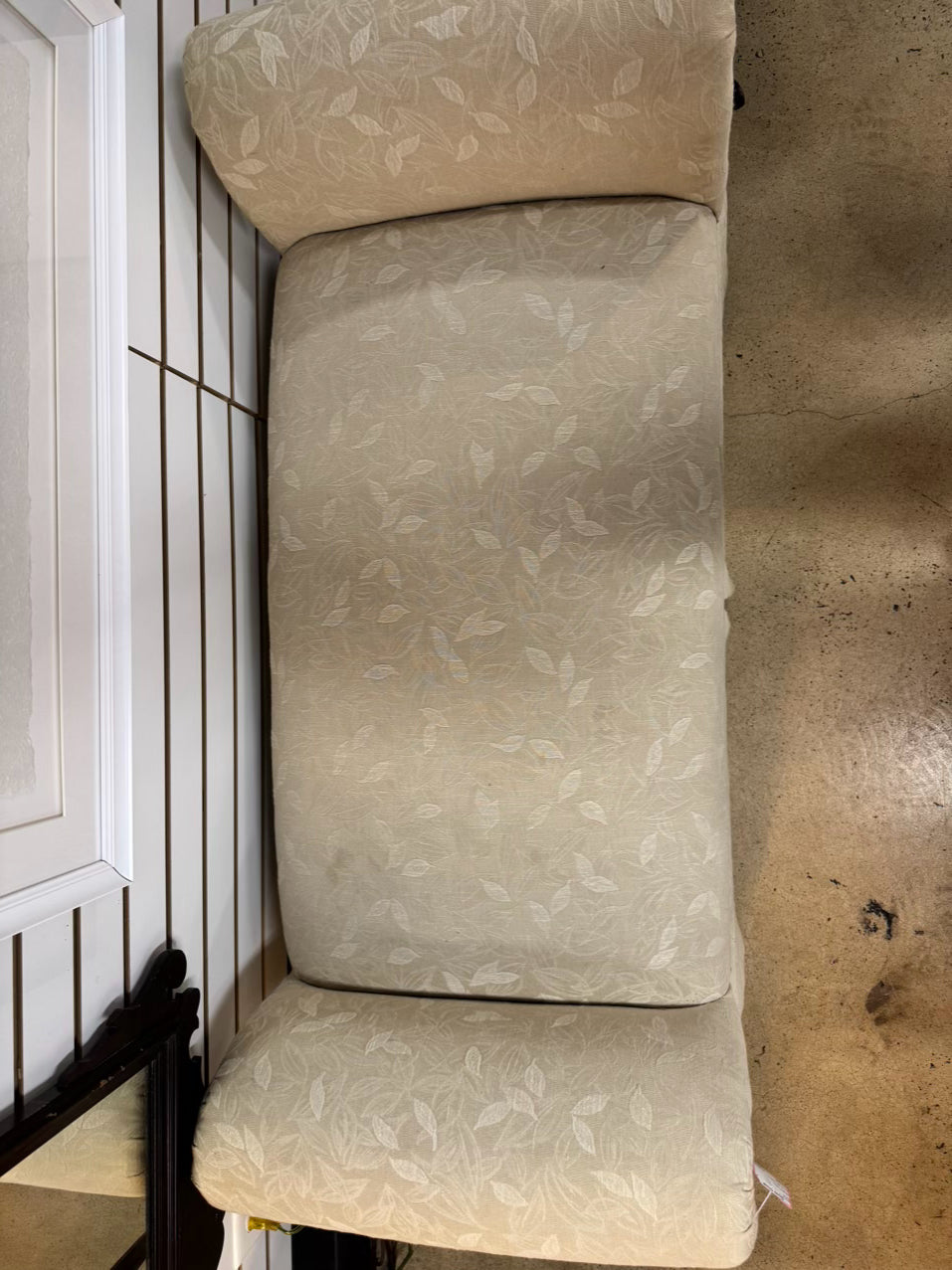 Ivory Roll Arm Bench