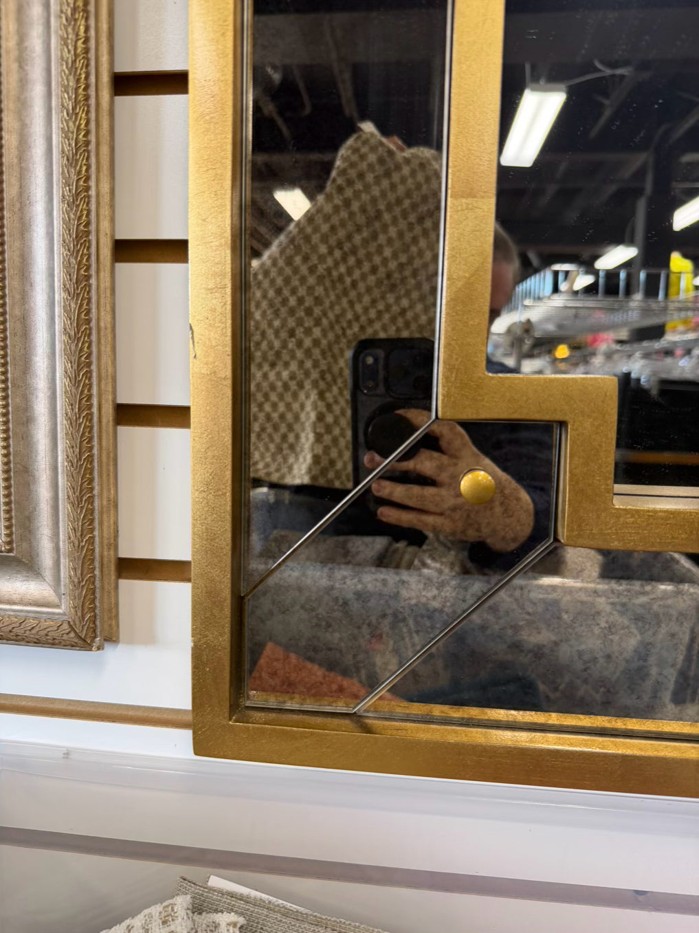 CAPITAL LIGHTING FIXTURE COMPANY Gold Mirror w/ Smoky Border