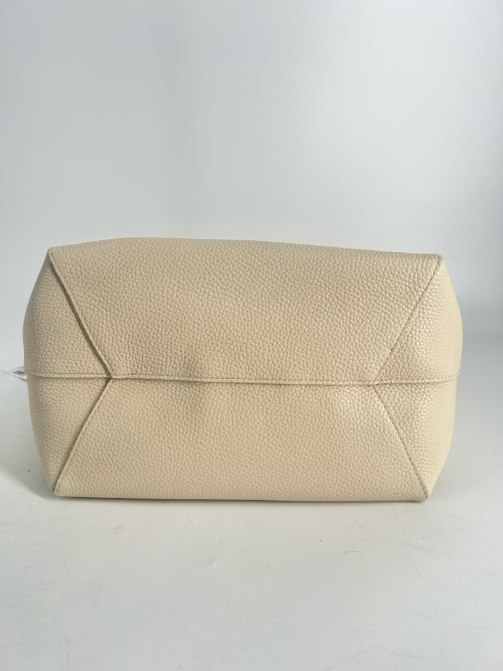 MANSUR GAVRIEL Cream Leather Tote Bag NWT
