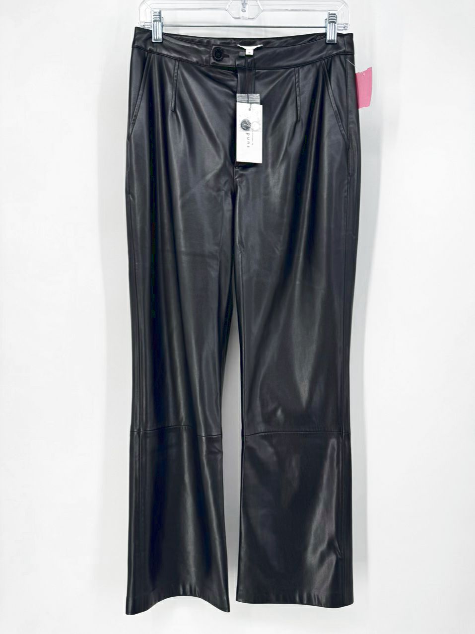 SUNDAYS by WEARESUNDAYS Size M Black Faux Leather Rucker Pants NWT