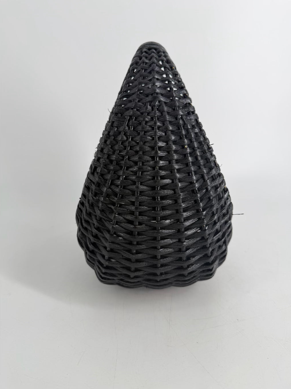 LOEFFLER RANDALL Black Wicker Purse