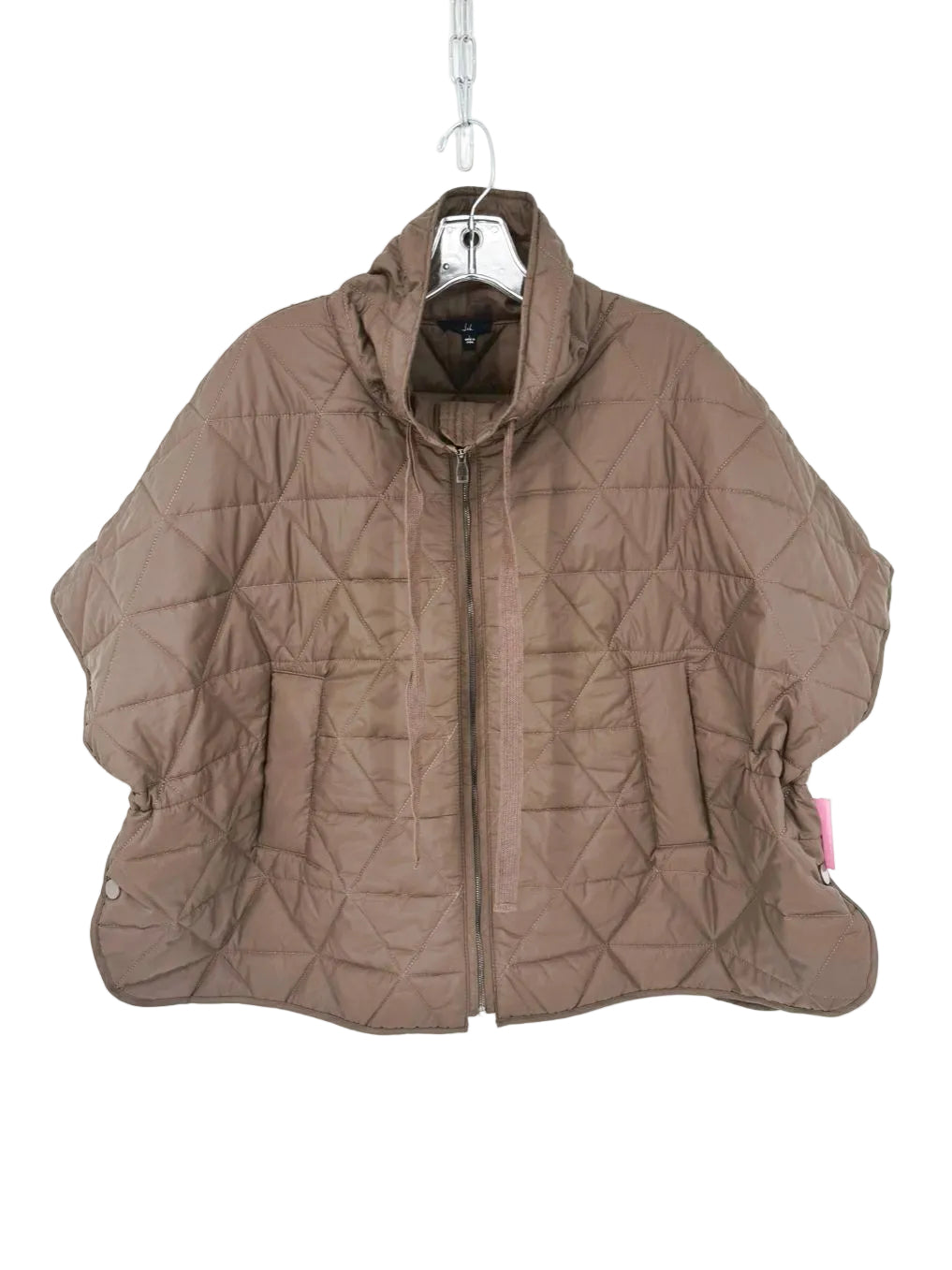 JOH Jamel Wmn's Size L Brown Quilted Short Sleeve Jacket NWT