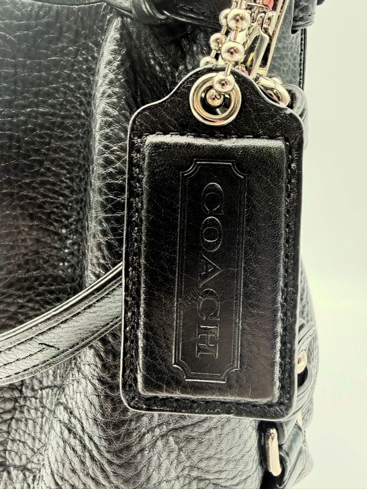 COACH Black Leather Purse