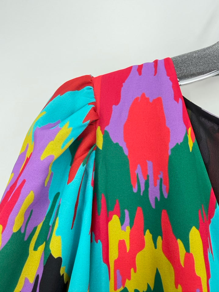 CROSBY BY MOLLIE BURCH Izzy Wmn's Size S Multi Color Dress NWT