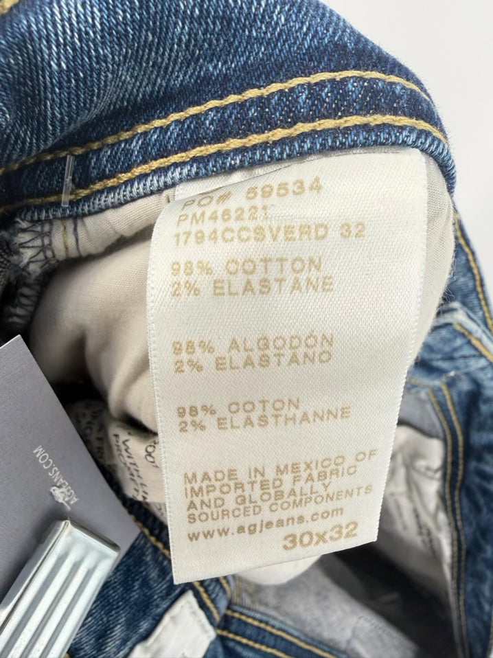 ADRIANO GOLDSCHMIED Size 30/ 32 Blue Denim Jeans