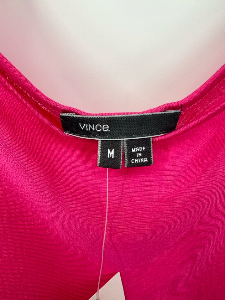 VINCE Size M Pink Tunic NWT