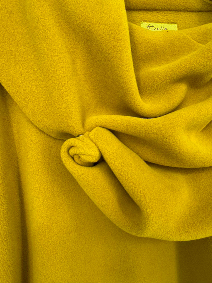 GISELLE SHEPATIN Size XS Mustard Origami Top