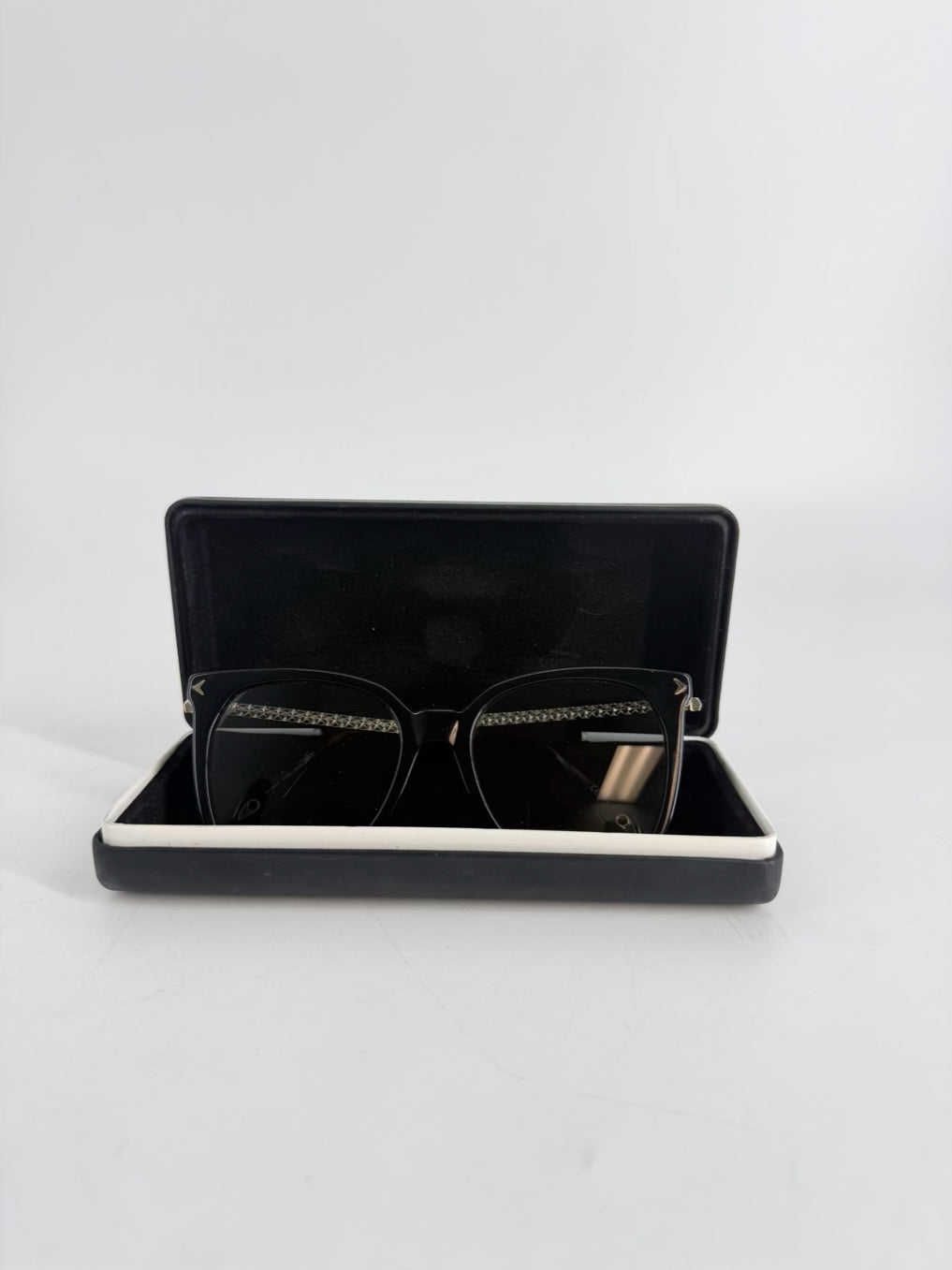 GIVENCHY Black & Gold Sunglasses w/ Case