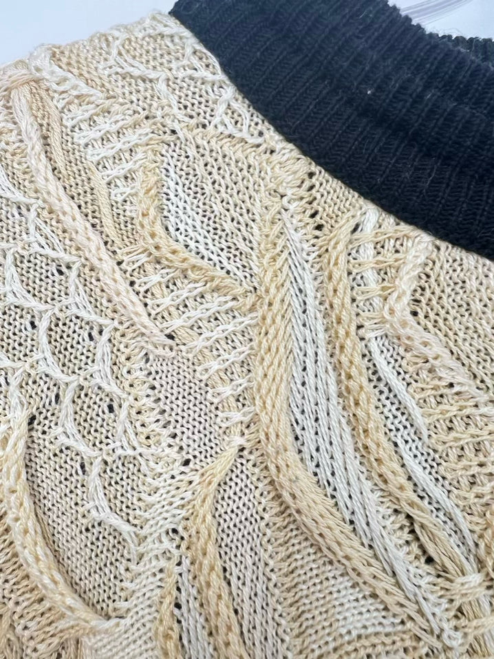 COOGI Size L Yellow & Black Sweater